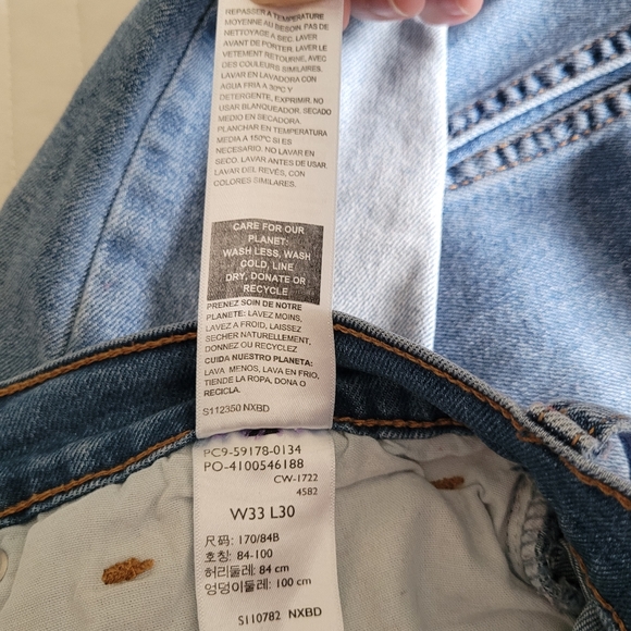 Levi's Signature Men's Slim Straight Jeans Size 33 - Picture 14 of 16